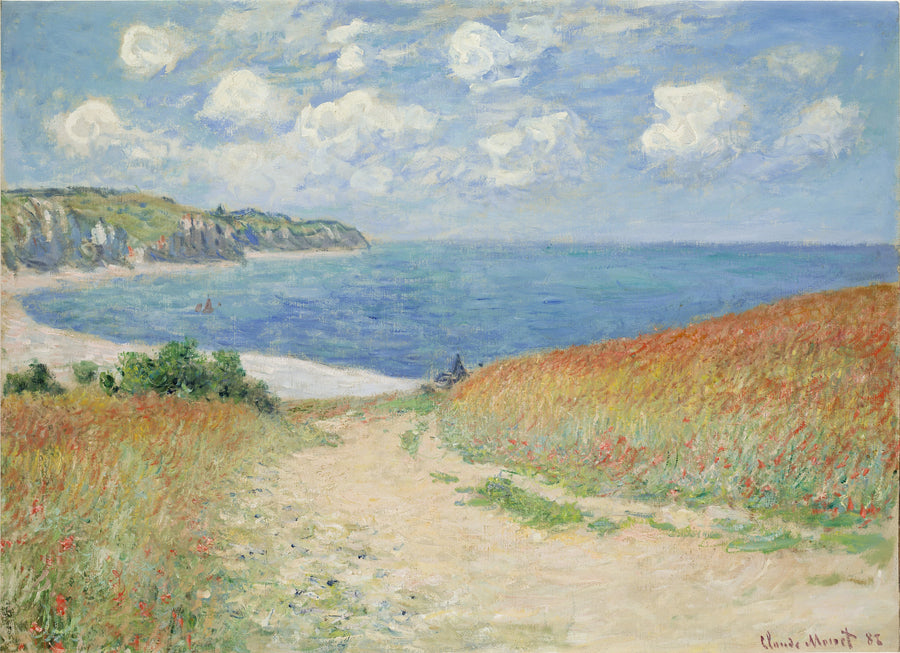 เส้นทางในข้าวสาลีใน Pourville W753 - Claude Monet