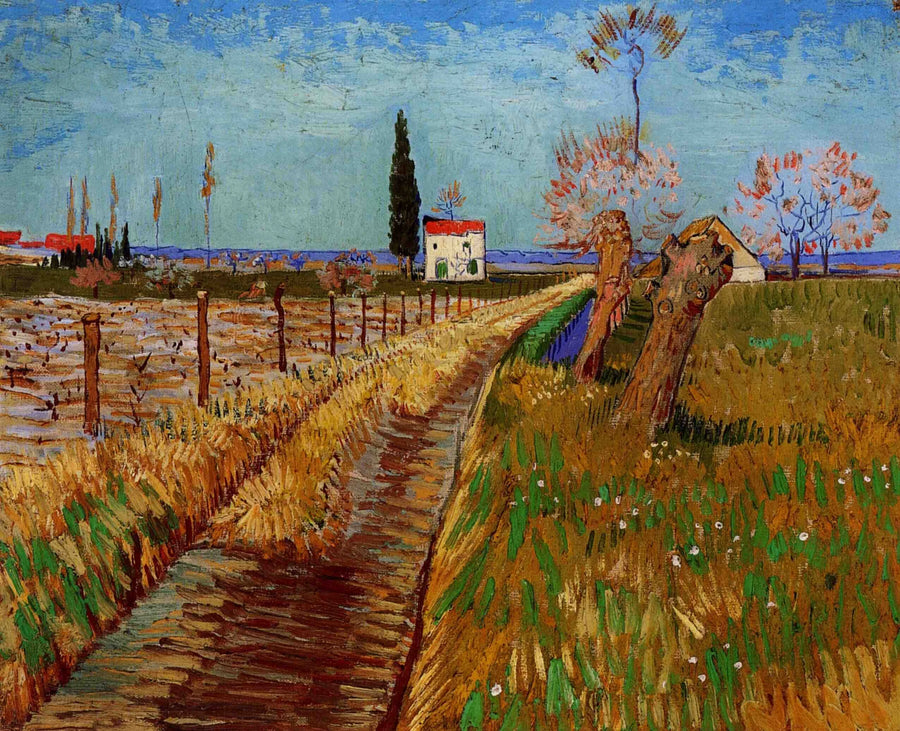 เส้นทางผ่านทุ่งต้นหลิว - Vincent van Gogh