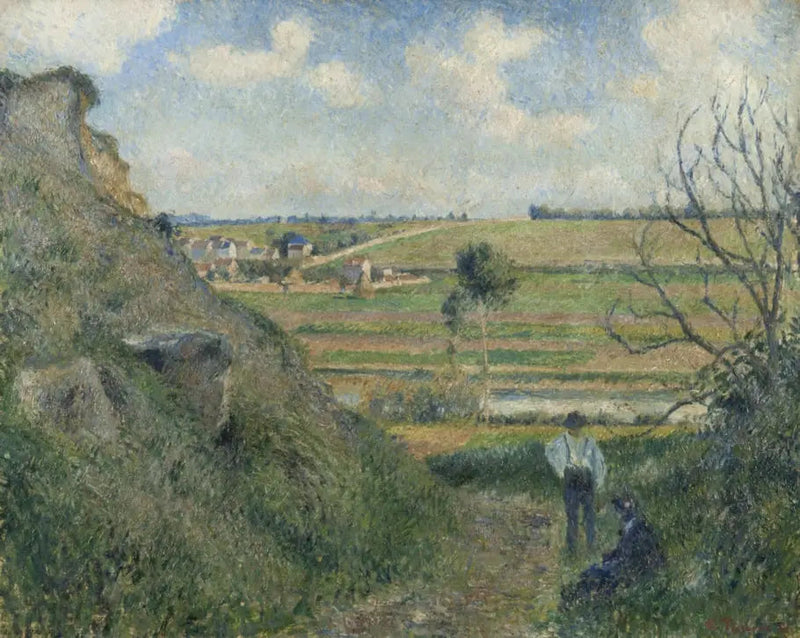 ทางเดินแคบ มุมมองที่มองเห็น Épluches - Camille Pissarro