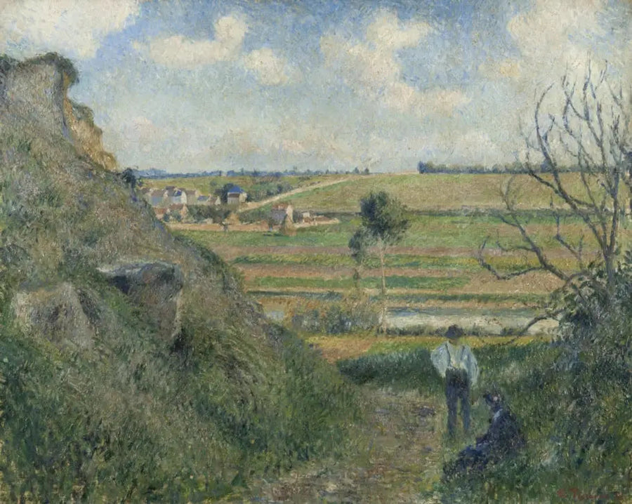 ทางเดินแคบ มุมมองที่มองเห็น Épluches - Camille Pissarro
