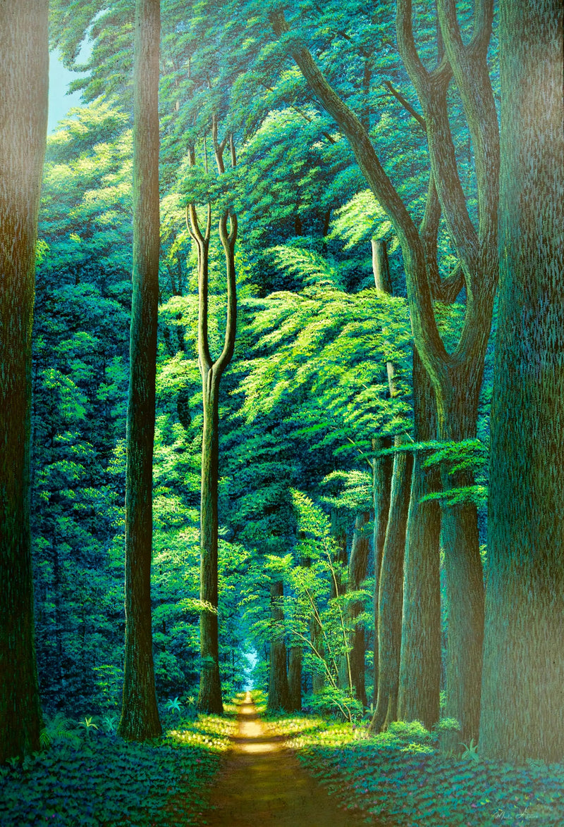 เส้นทางในป่าเขียว  | 130x190ซม.