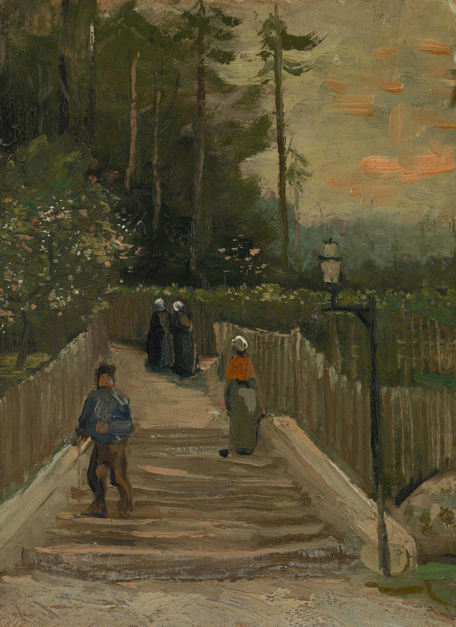 Chemin à Montmartre F232 — Vincent van Gogh