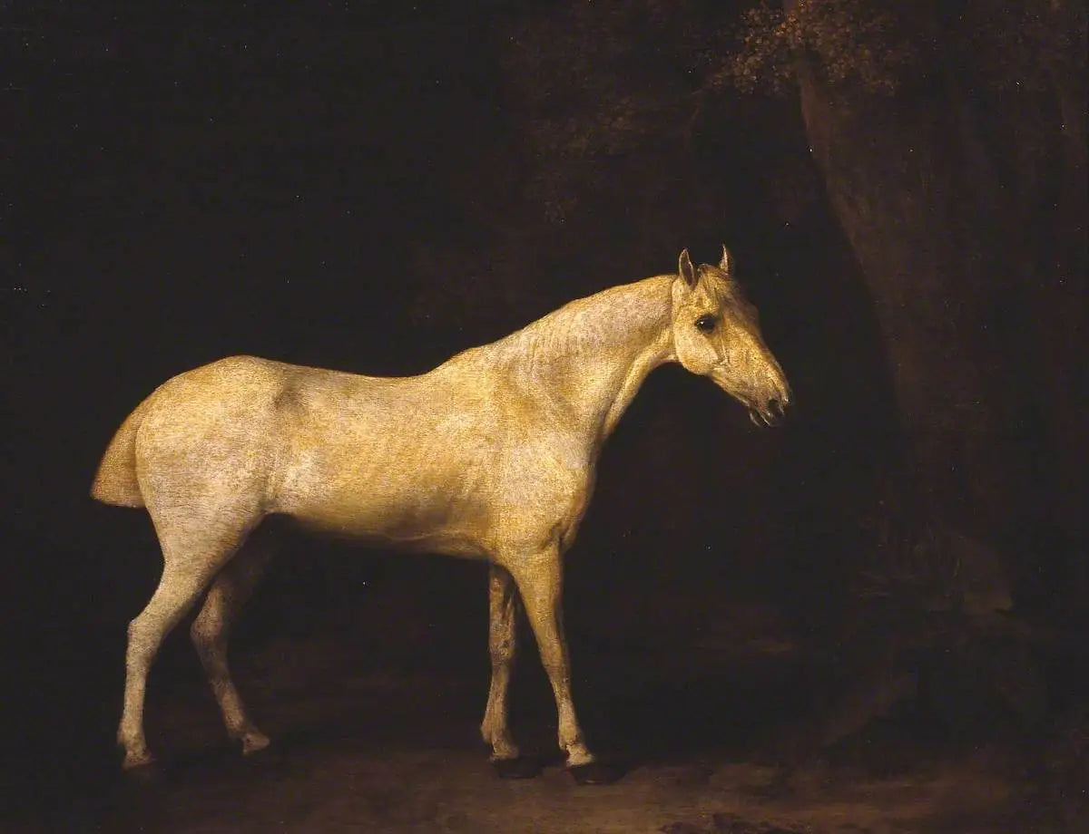 Cheval à l’ombre d’un bois - George Stubbs - Alpha Reproduction