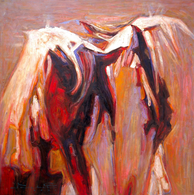 ม้านามธรรม | 100x100ซม.
