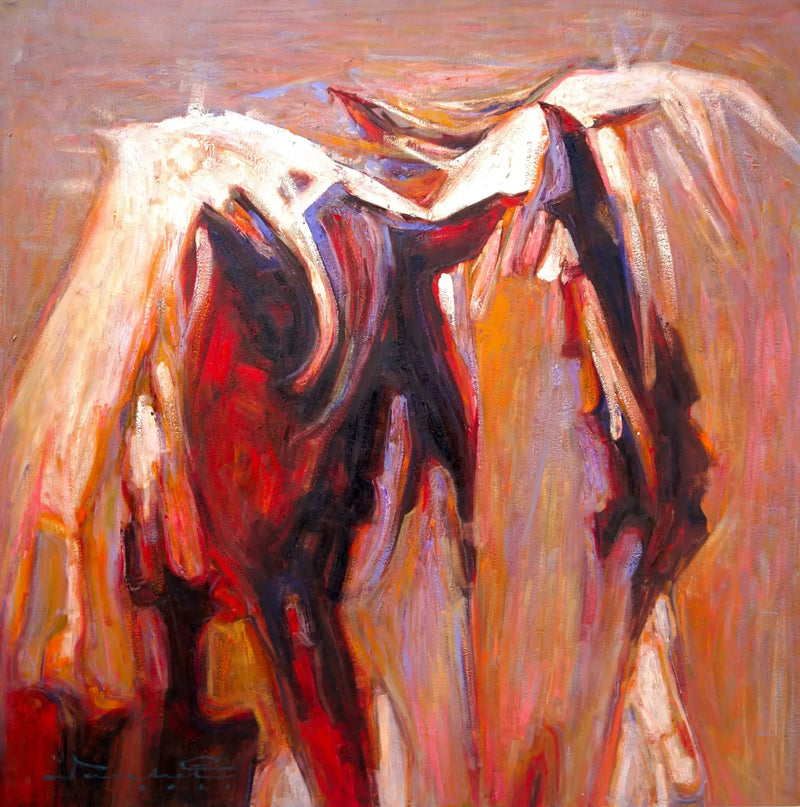 ม้านามธรรม | 100x100ซม.