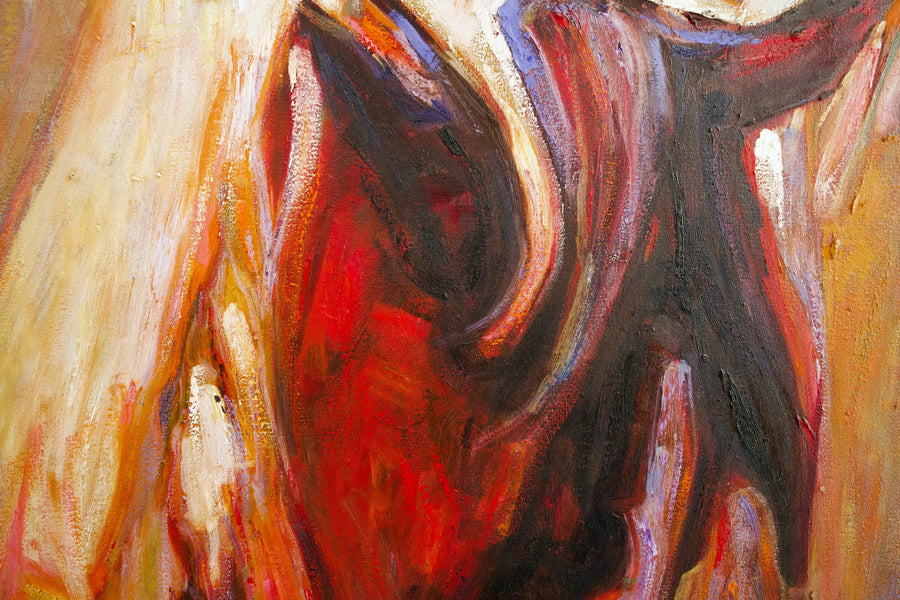 ม้านามธรรม | 100x100ซม.