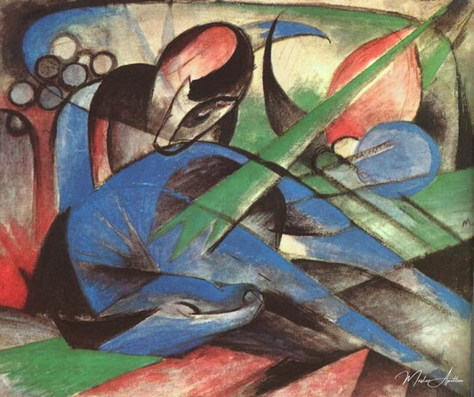 Cheval rêveur - Franz Marc - Reproductions de tableaux et peintures haut de gamme