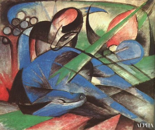 Cheval rêveur - Franz Marc - Reproductions de tableaux et peintures haut de gamme
