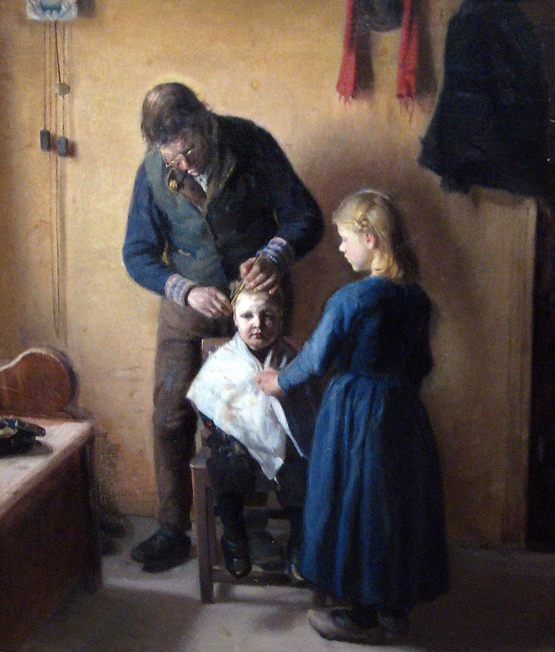 ที่ร้านเสริมสวย - Anna Ancher