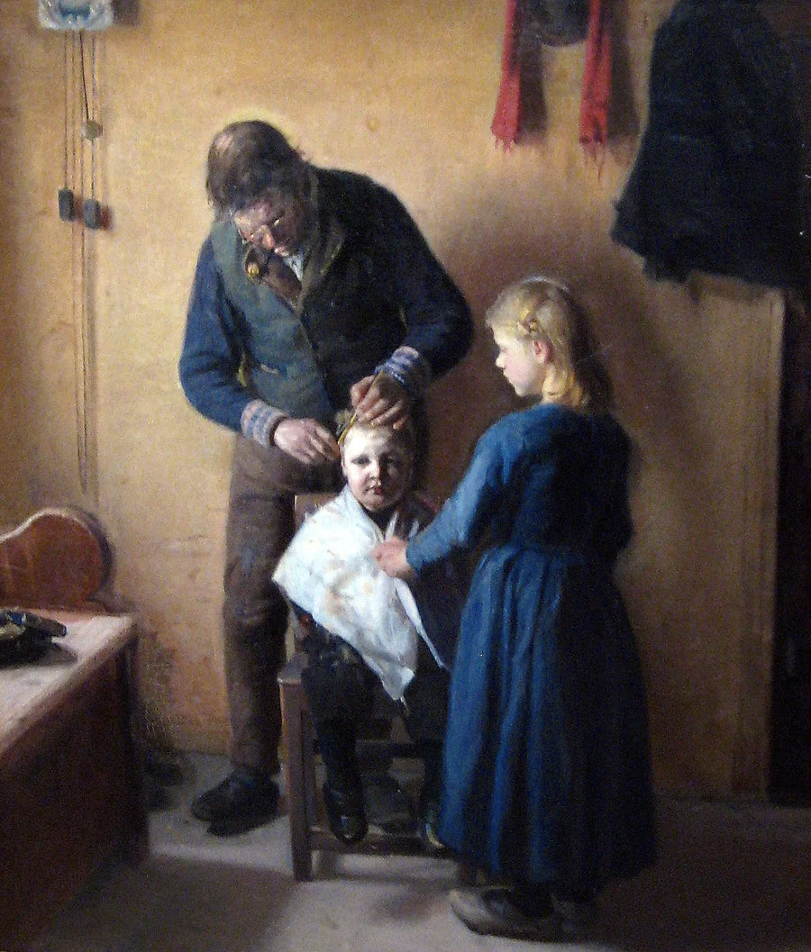 ที่ร้านเสริมสวย - Anna Ancher
