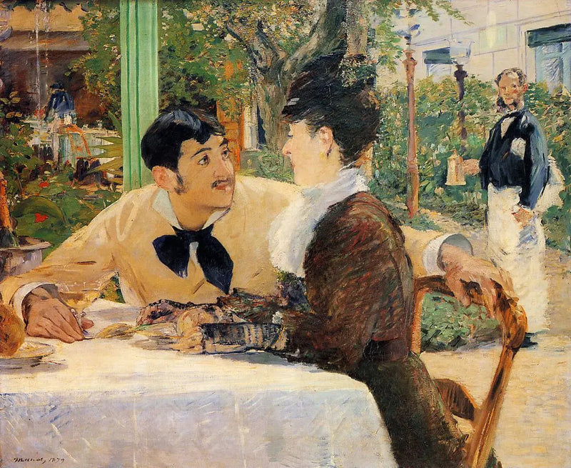 ที่บ้านของคุณพ่อ Lathuille, กลางแจ้ง - Édouard Manet