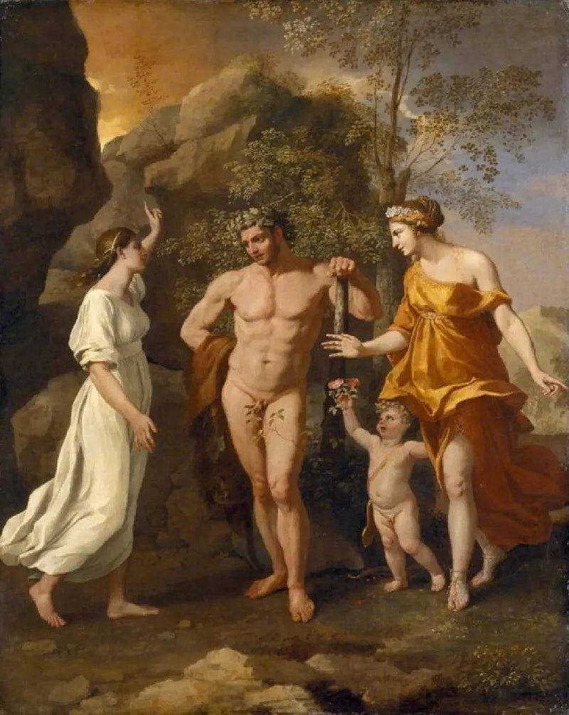 ตัวเลือกของเฮอร์คิวลิส - Nicolas Poussin