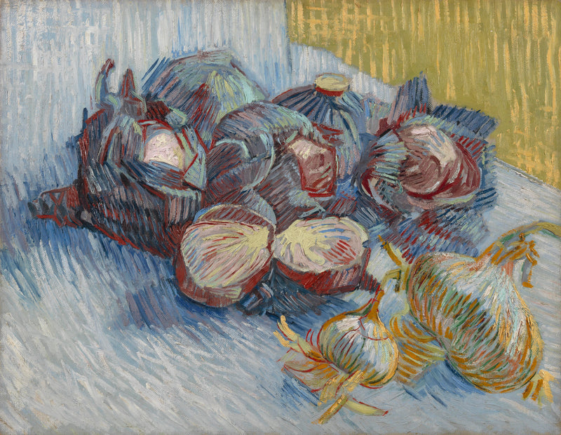 ถ่านแดงและกระเทียม - Vincent van Gogh