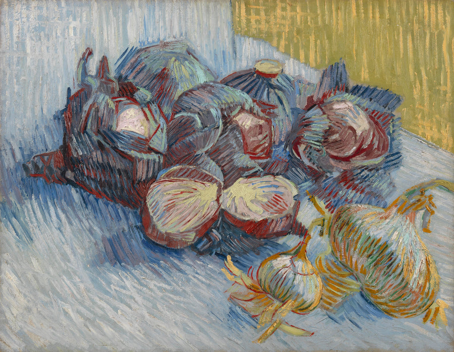 ถ่านแดงและกระเทียม - Vincent van Gogh