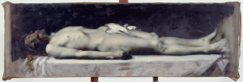 Christ au tombeau - Jean-Jacques Henner image 1 copie peinte à la main à l’huile