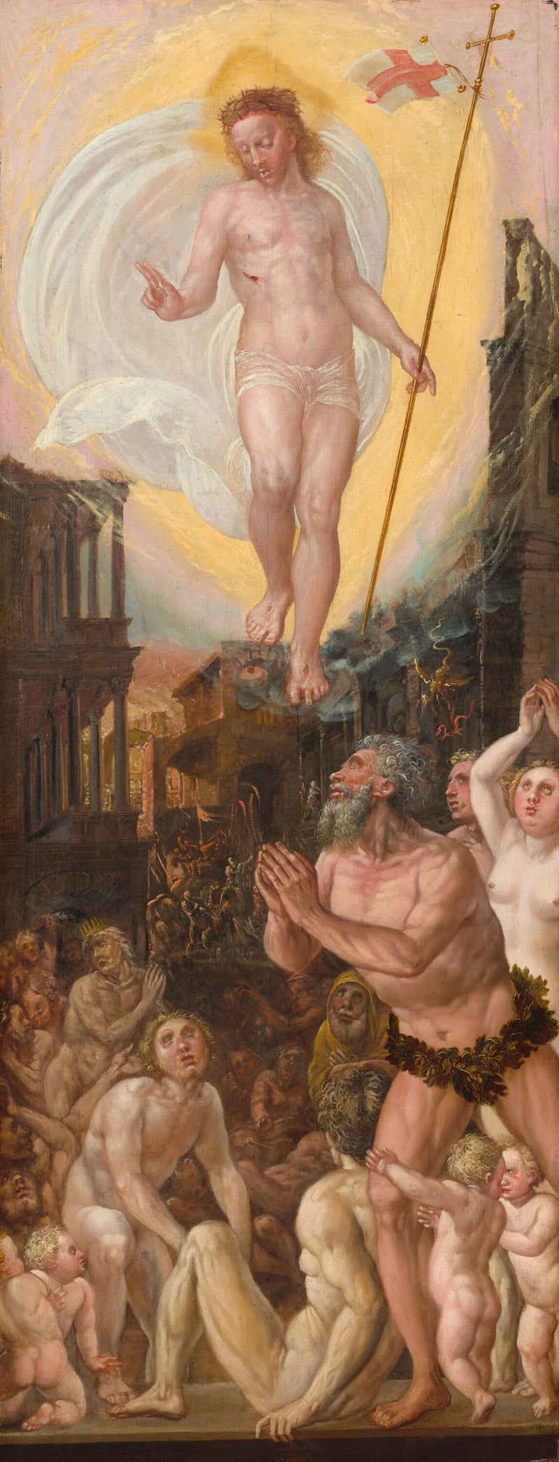 Le Christ dans les limbes - German 16th Century