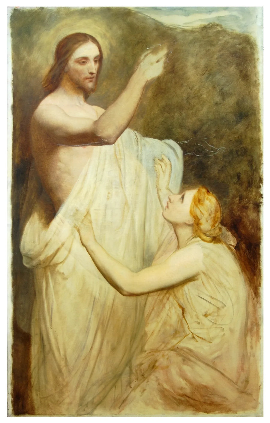 Christus verschijnt aan Maria Magdalena - Ary Scheffer image 1 reproduction de peinture à l’huile