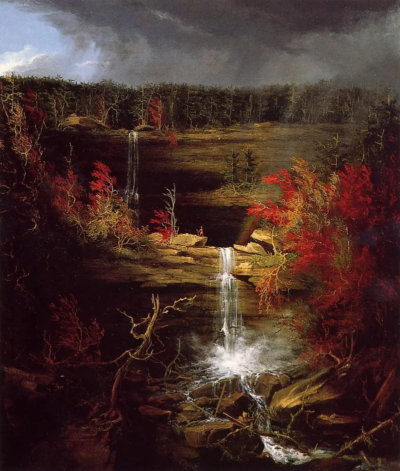 Chutes de Kaaterskill - Thomas Cole
ทัศนียภาพน้ำตกคาเทอร์สกิลล์ - โธมัส โคล