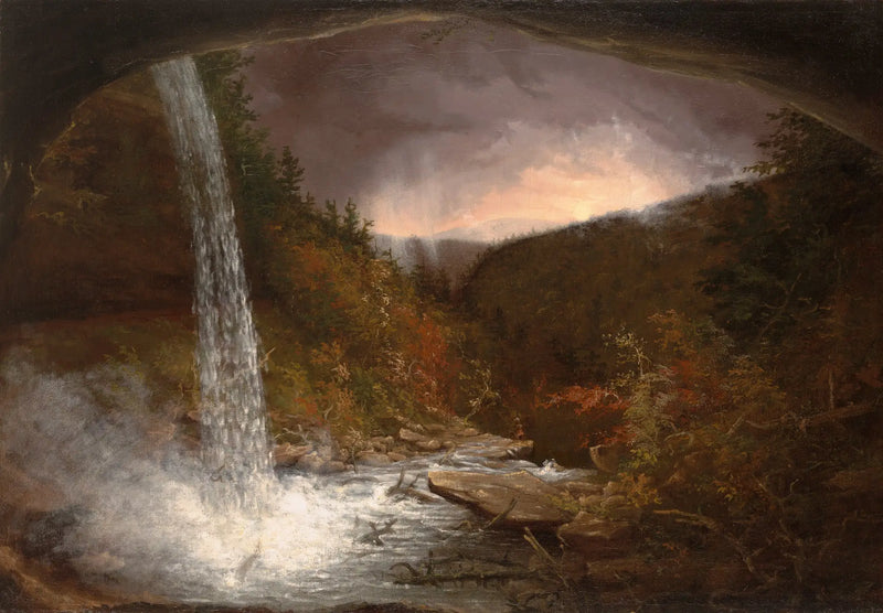 Chutes de Kaaterskill - Thomas Cole
ทัศนียภาพน้ำตกคาเทอร์สคลิลล์ - โธมัส โคล