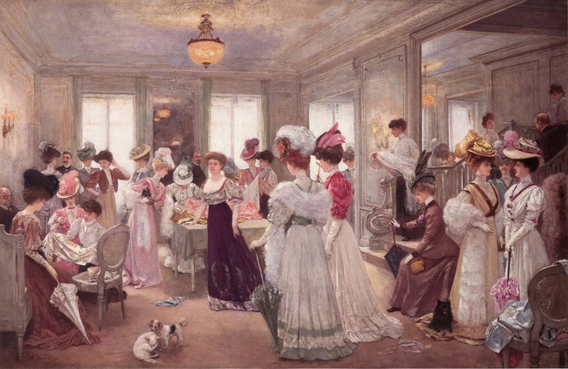 Cinq Heures Chez Paquin. - Henri Gervex