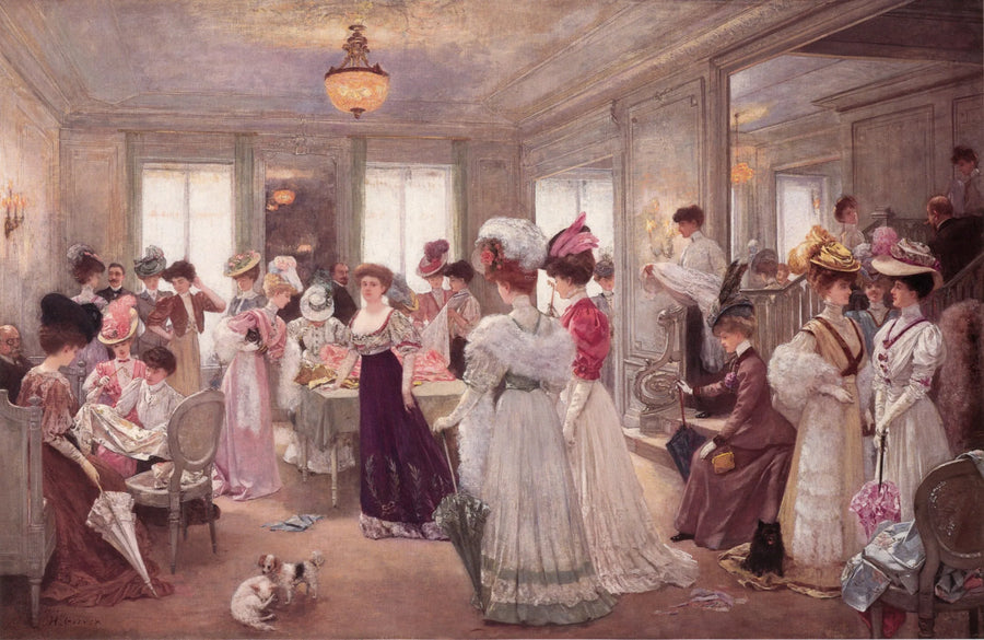 Cinq Heures Chez Paquin. - Henri Gervex