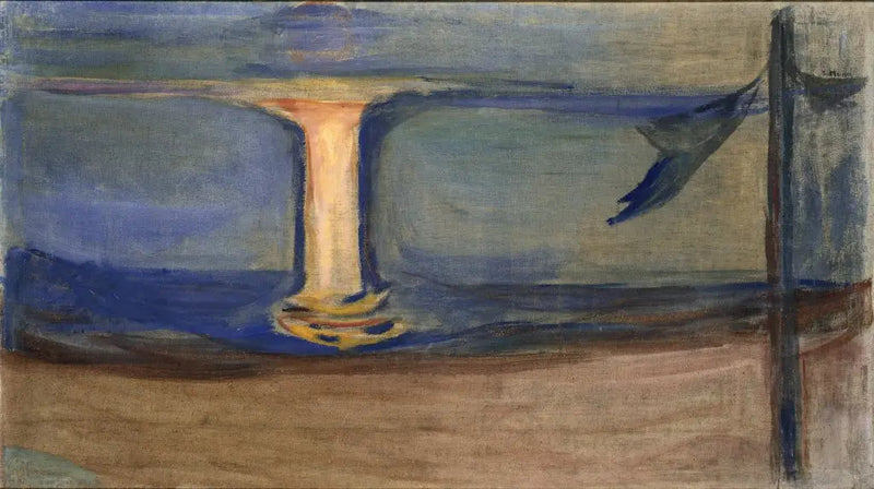 แสงจันทร์บนทะเล (Frise Reinhardt) - Edvard Munch