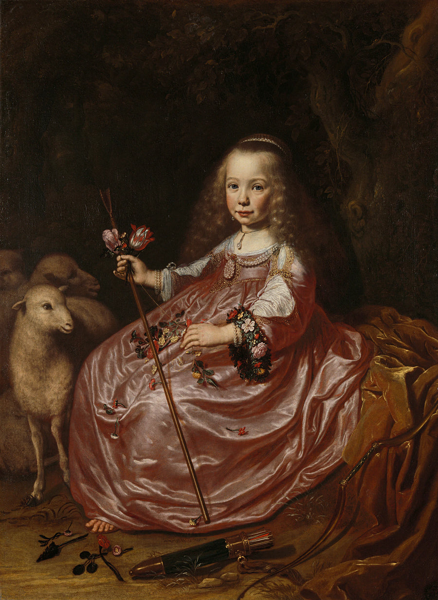 Clara Alewijn (1635-74). Fille d'Abraham Alewijn et Geertruid Hooftman - Dirck van Santvoort