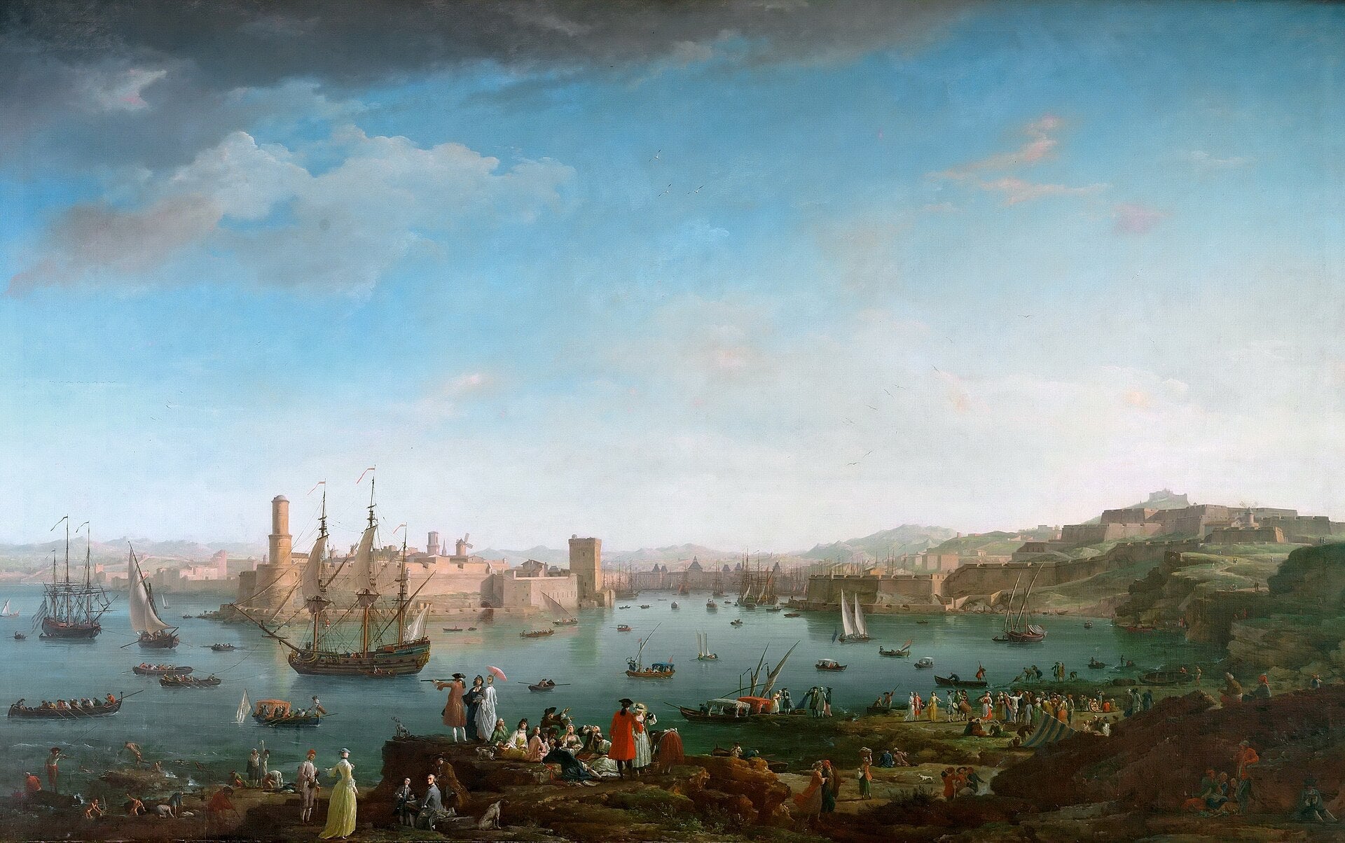 Le Port de Marseille - Claude-Joseph Vernet