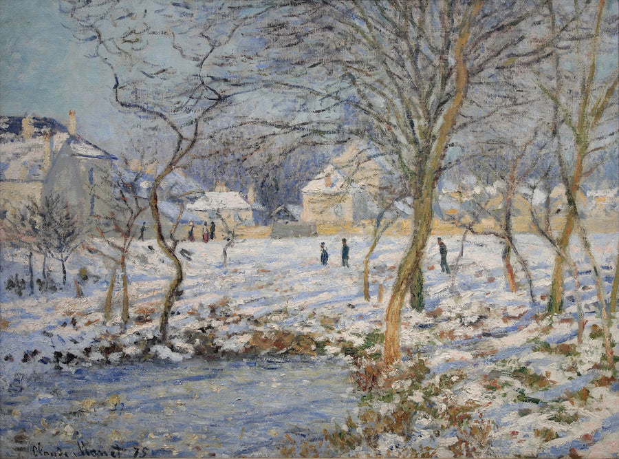 ทะเลสาบ, ผลของหิมะ - Claude Monet