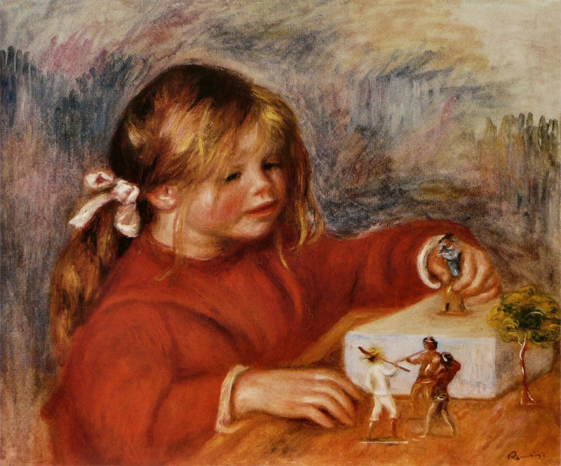 Claude Renoir เล่น - Pierre-Auguste Renoir