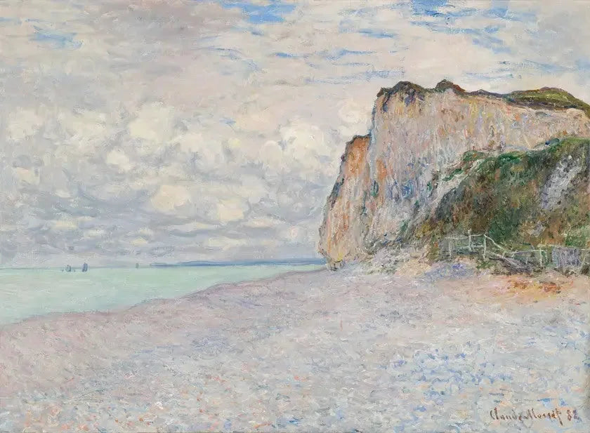 หน้าผาใกล้เมืองดีป - Claude Monet