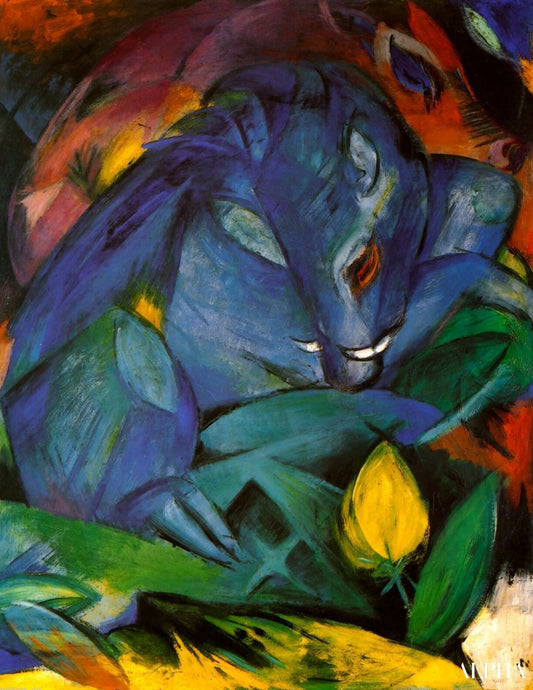 Cochons sauvages et truie - Franz Marc - Reproductions de tableaux et peintures haut de gamme