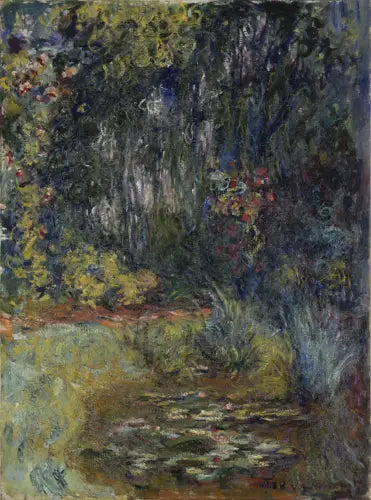 Reproduction du tableau « Coin du Bassin aux Nymphéas - Claude Monet » par Alpha Reproduction en peinture à l’huile