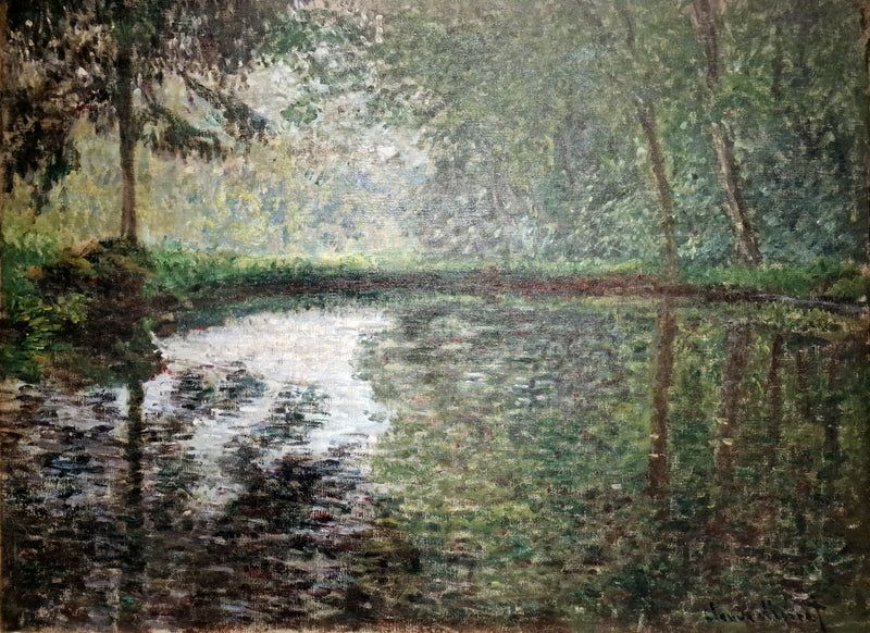 มุมสระน้ําใน Montgeron W419 - Claude Monet