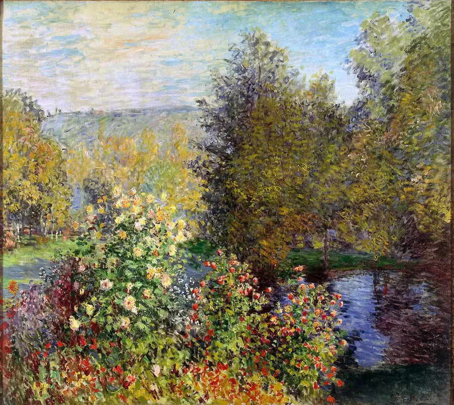 มุมสวนใน Montgeron W418 - Claude Monet