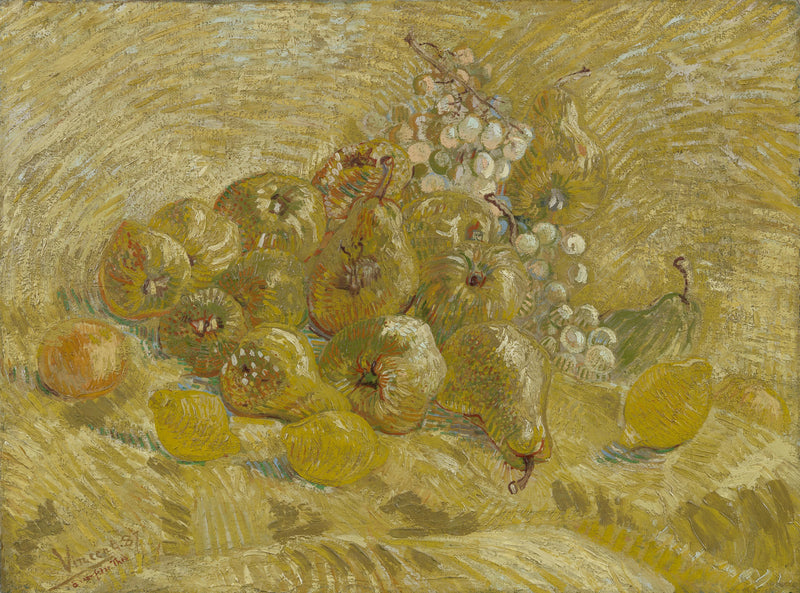 ลูกแพร์, มะนาว, ลูกแพร์และองุ่น - Vincent van Gogh