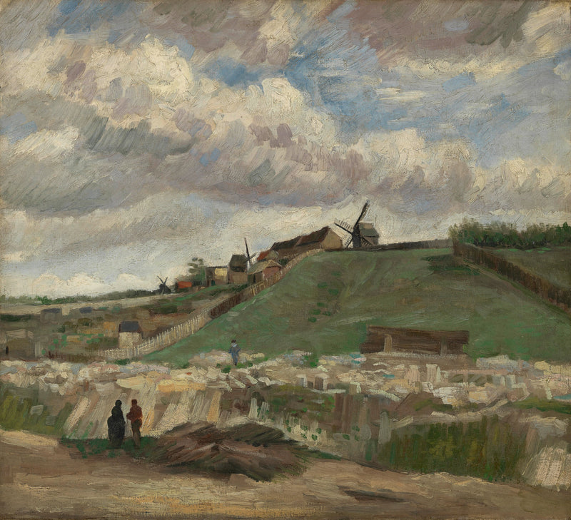 เนินเขามงมาร์ตร์กับเหมืองหิน - Vincent van Gogh
