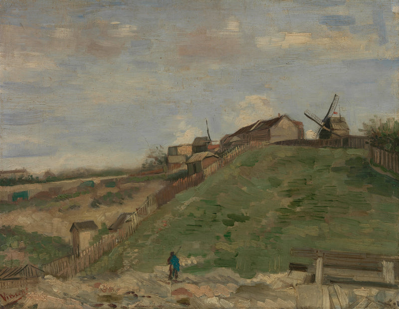 เนินเขามงมาร์ตร์กับเหมืองหิน - Vincent van Gogh