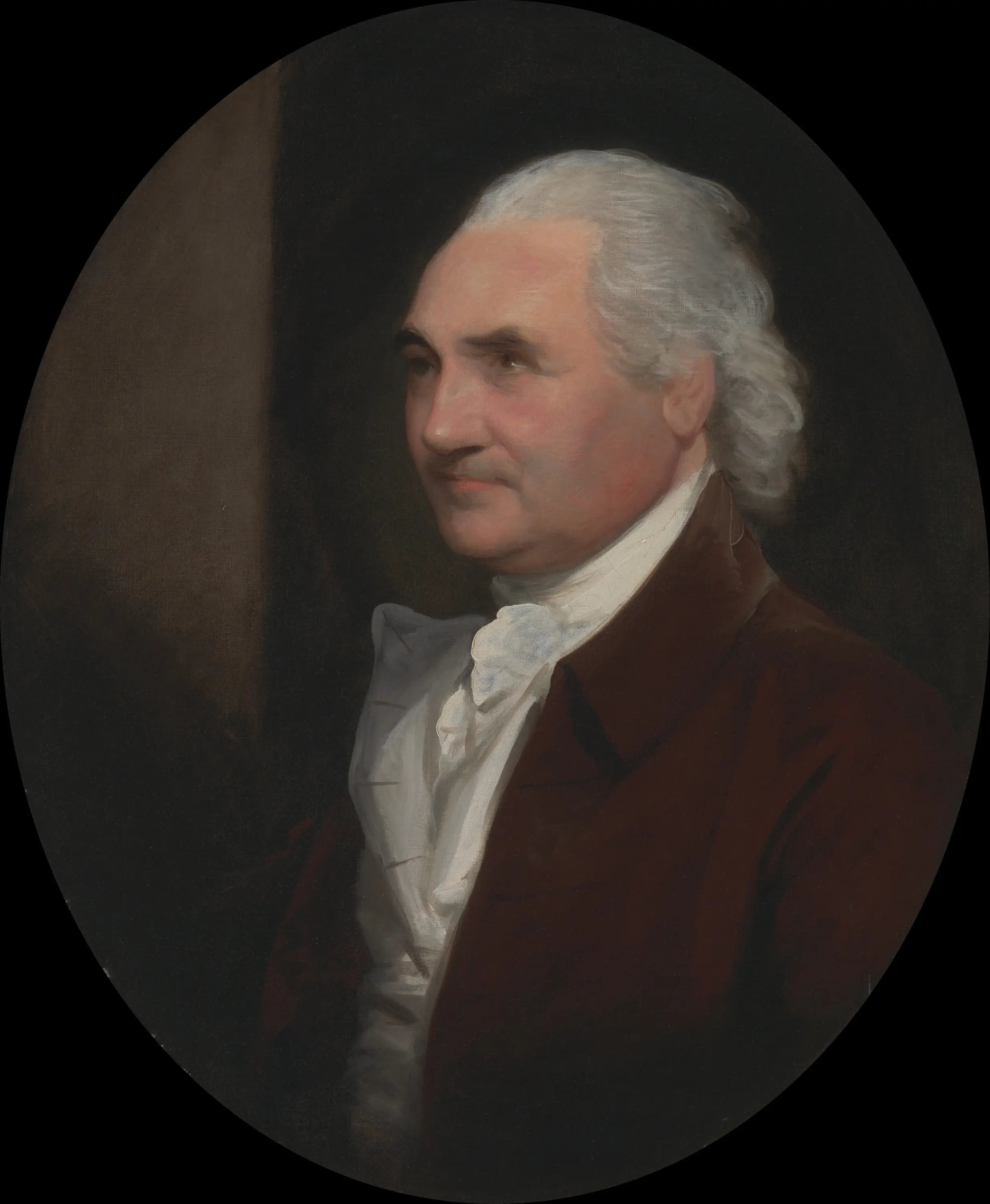 Colonel Isaac Barre - Gilbert Stuart image 1 reproduction artisanale de tableau