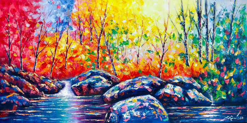 ป่าหลากสี | 120x60ซม.