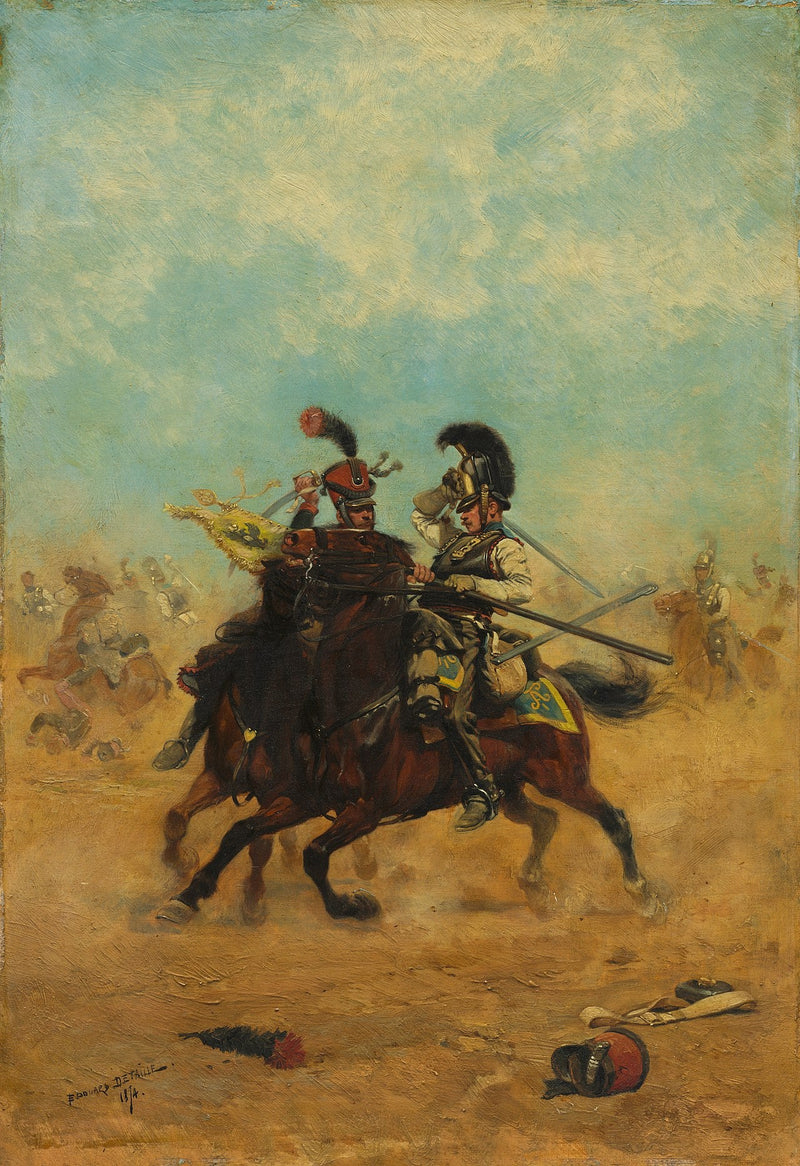 การต่อสู้เพื่อสีสัน - Édouard Detaille