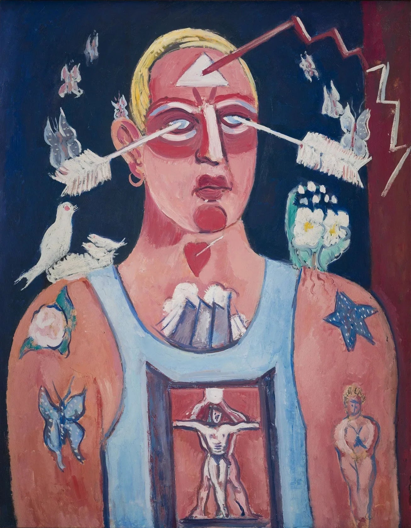 Comédie soutenue - Marsden Hartley image 1 tableau peint à l’huile sur toile