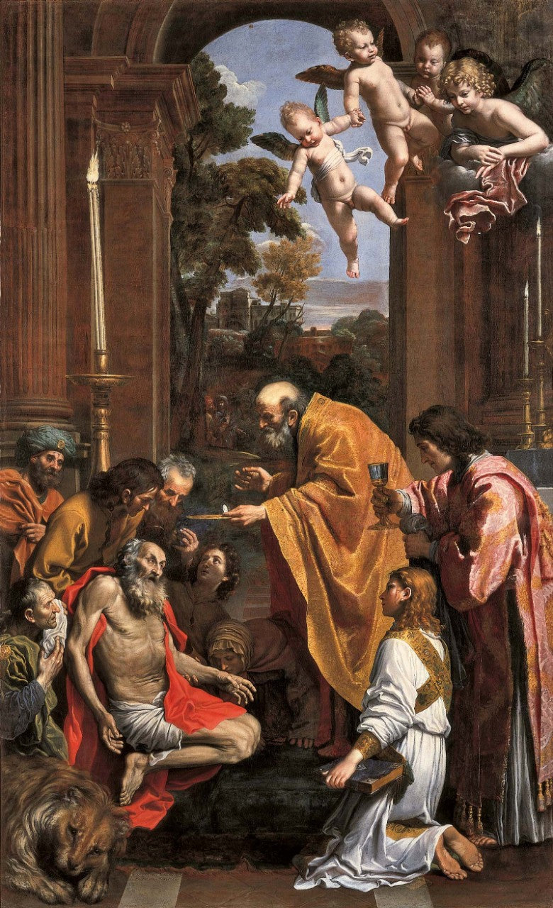 ภาพประสาทรับศีลของนักบุญเจโรนีโม - Domenichino