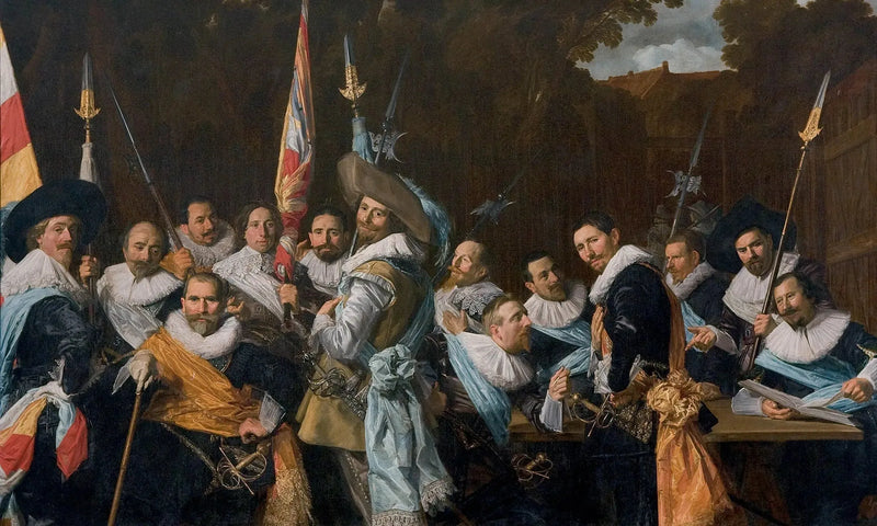 บริษัทกองกำลังประชาชนของนักดาบแห่งเซนต์อาเดรียน ฮาร์เล็ม 1633 - ฟรานส์ ฮัลส์