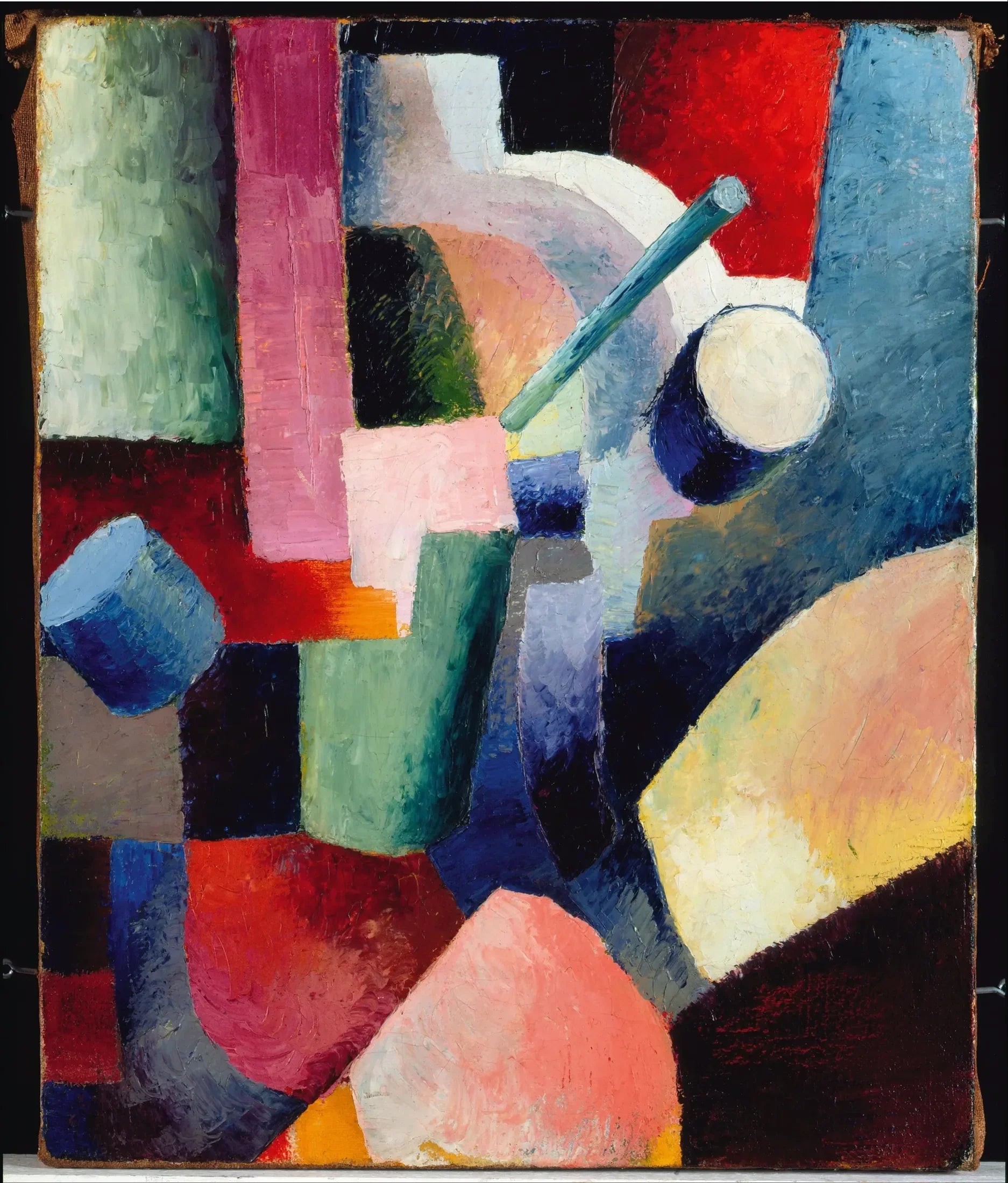 Composition colorée de formes - August Macke image 1 tableau peint à l’huile sur toile