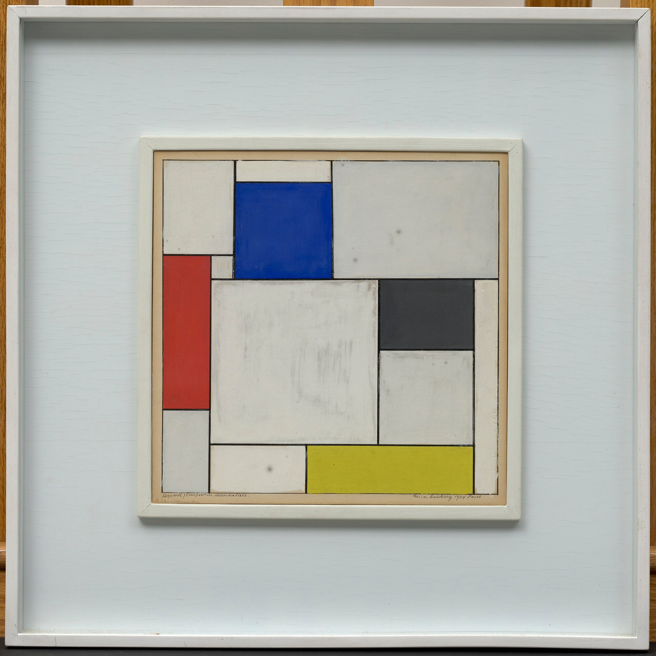 Composition décentralisée - Theo van Doesburg image 1 copie de tableau peinte à la main