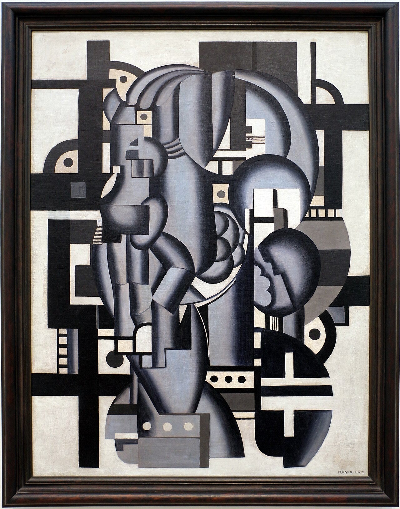 Composition en bleu - Fernand Léger image 1 tableau peint à l’huile sur toile