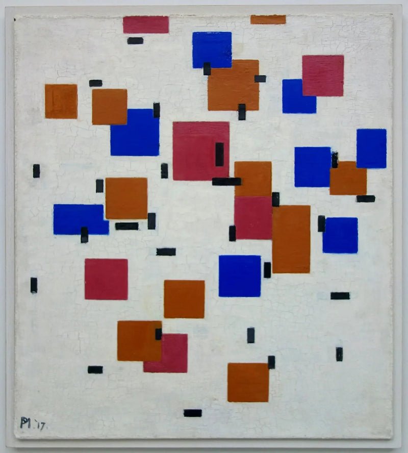 การจัดองค์ประกอบสี A - Piet Mondrian