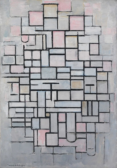 Composition n°IV - Piet Mondrian - Alpha Reproduction