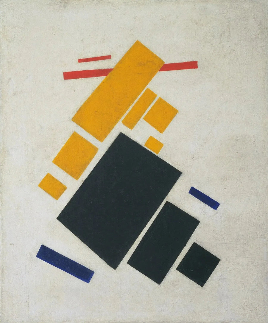 Composition suprématiste : Avion en vol - Kazimir Malevich image 1 tableau peint à l’huile sur toile